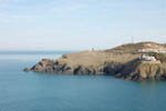 Le Cap de Cerbère à la fois aride et beau le long de la chaîne des Pyrénées en Méditerranée